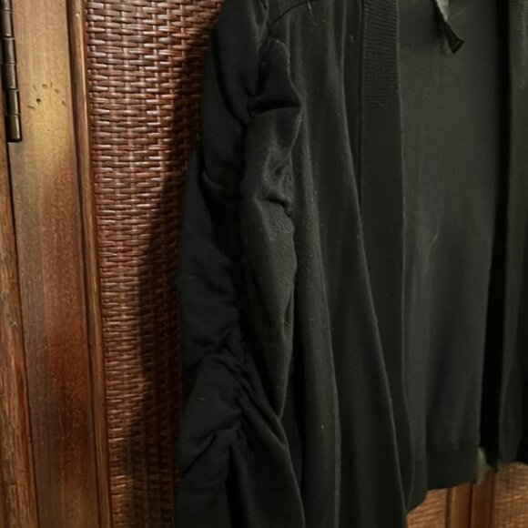 INC INTERNATIONAL CONCEPTS SHORT BLACK SWEATER/JACKET - SIZE 2X - NWOT - Picture 5 of 5